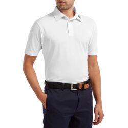267990-White-FootJoy-Mens-Stretch-Pique-Solid-Colour-Golf-Polo-Shirt-1